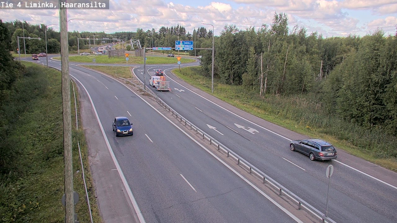Kelikamerat Kuva Tie 4 Liminka, Haaransilta, Liminka, Pohjois-Pohjanmaa