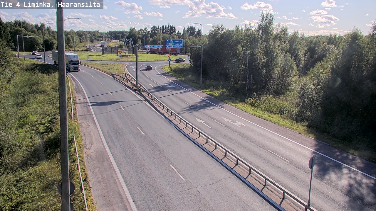 Kelikamerat Kuva Tie 4 Liminka, Haaransilta, Liminka, Pohjois-Pohjanmaa