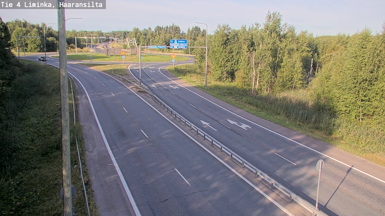 Weather Camera Image Road 4 Liminka, Haaransilta, Liminka, Pohjois-Pohjanmaa