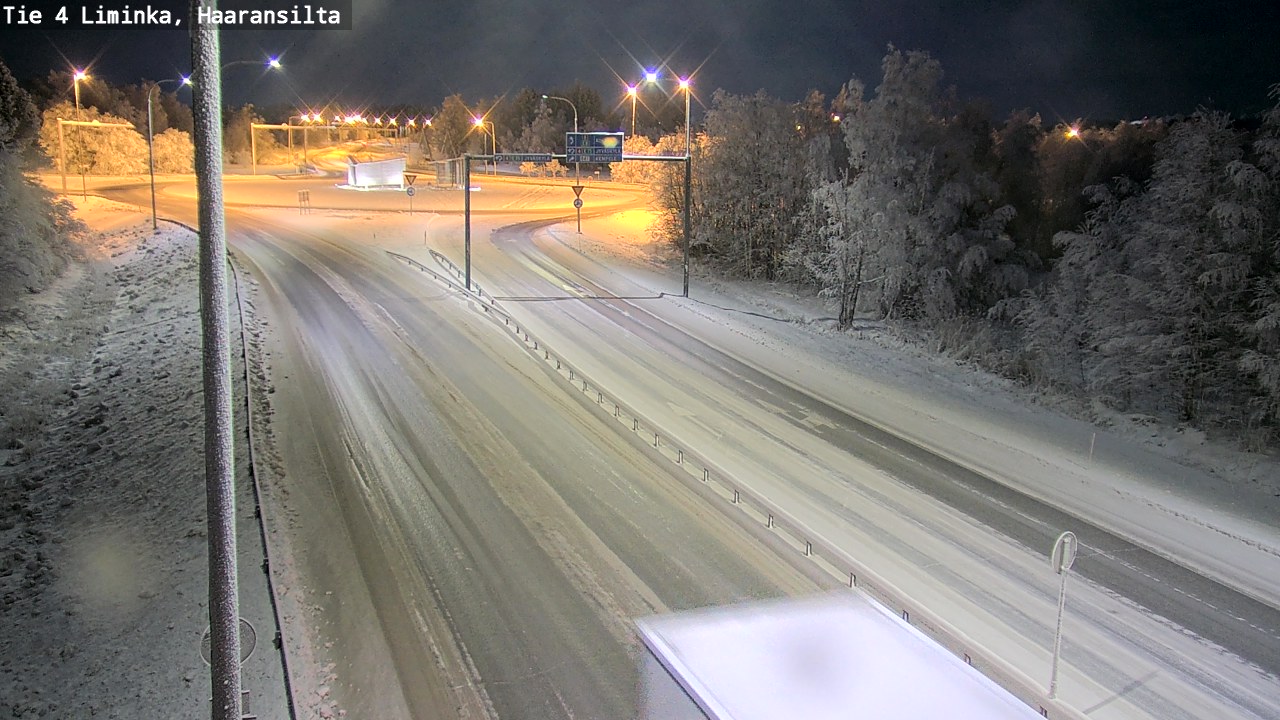 Weather Camera Image Road 4 Liminka, Haaransilta, Liminka, Pohjois-Pohjanmaa