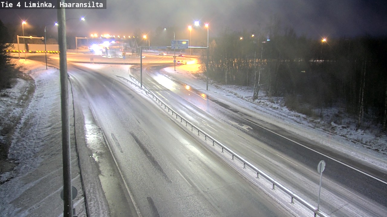 Weather Camera Image Road 4 Liminka, Haaransilta, Liminka, Pohjois-Pohjanmaa