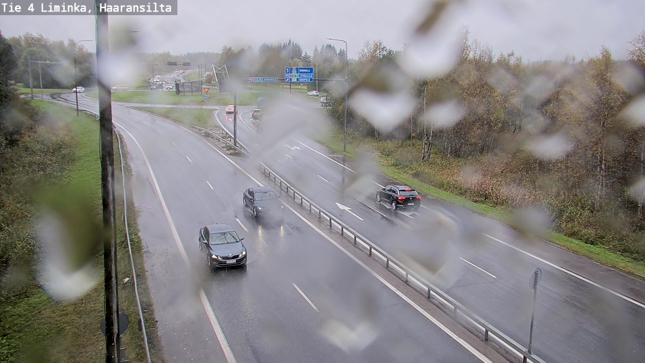 Weather Camera Image Road 4 Liminka, Haaransilta, Liminka, Pohjois-Pohjanmaa