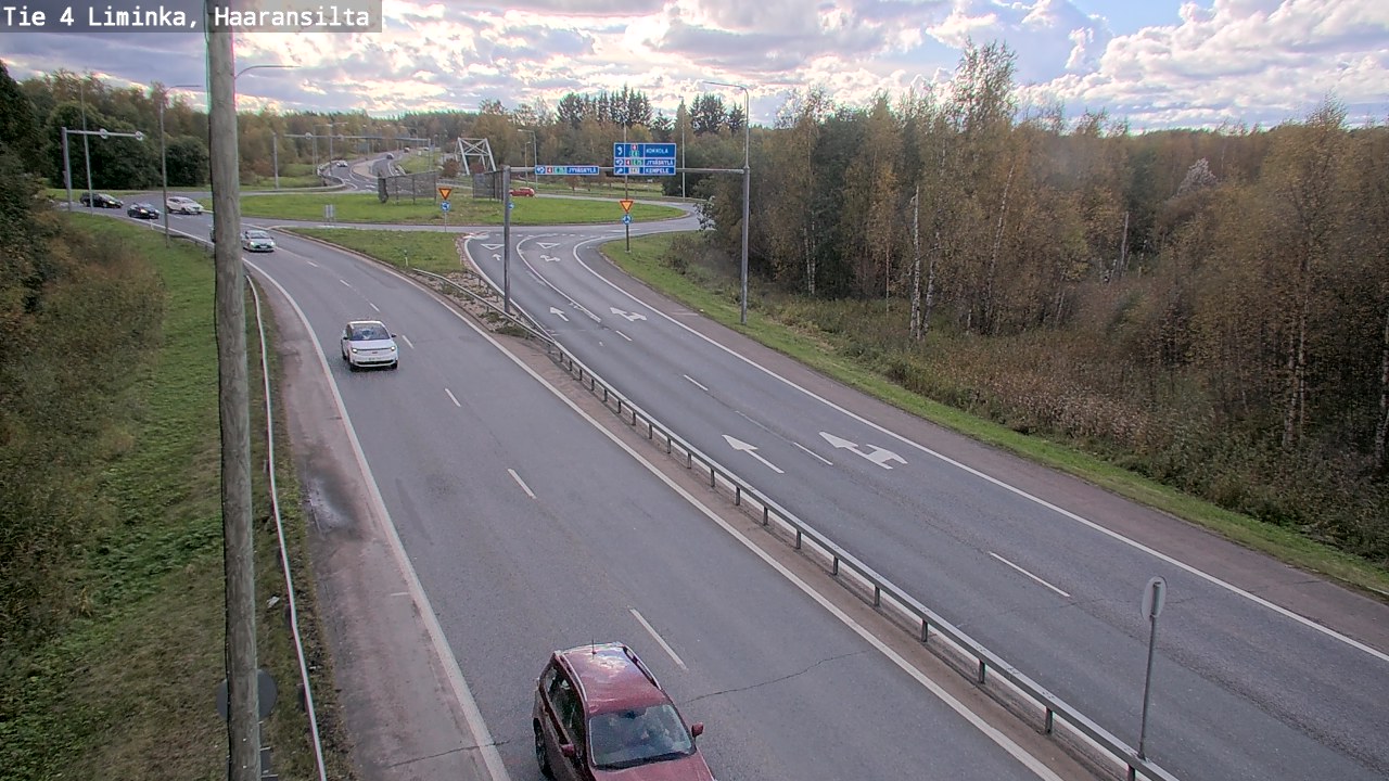 Kelikamerat Kuva Tie 4 Liminka, Haaransilta, Liminka, Pohjois-Pohjanmaa