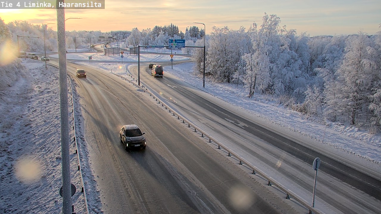 Weather Camera Image Road 4 Liminka, Haaransilta, Liminka, Pohjois-Pohjanmaa