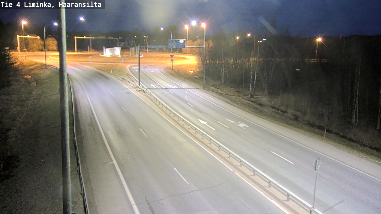 Weather Camera Image Road 4 Liminka, Haaransilta, Liminka, Pohjois-Pohjanmaa