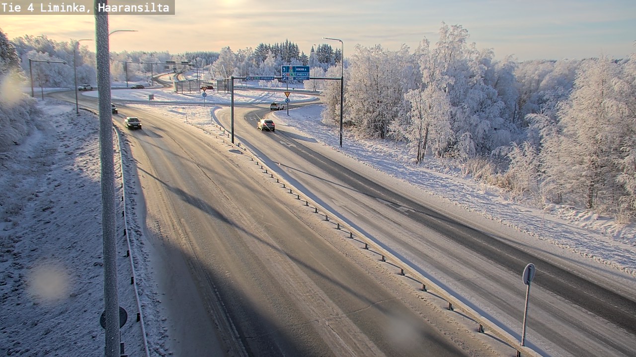 Weather Camera Image Road 4 Liminka, Haaransilta, Liminka, Pohjois-Pohjanmaa