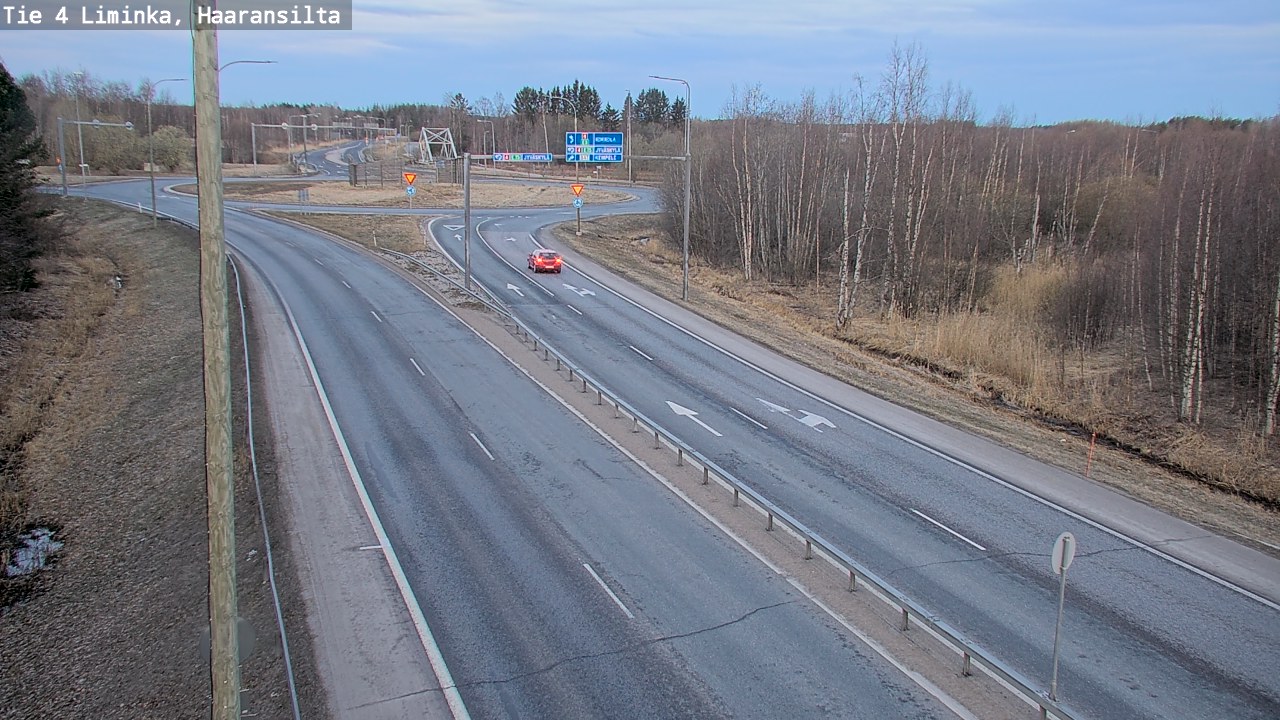 Kelikamerat Kuva Tie 4 Liminka, Haaransilta, Liminka, Pohjois-Pohjanmaa