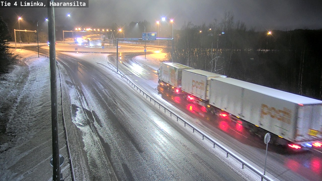 Weather Camera Image Road 4 Liminka, Haaransilta, Liminka, Pohjois-Pohjanmaa
