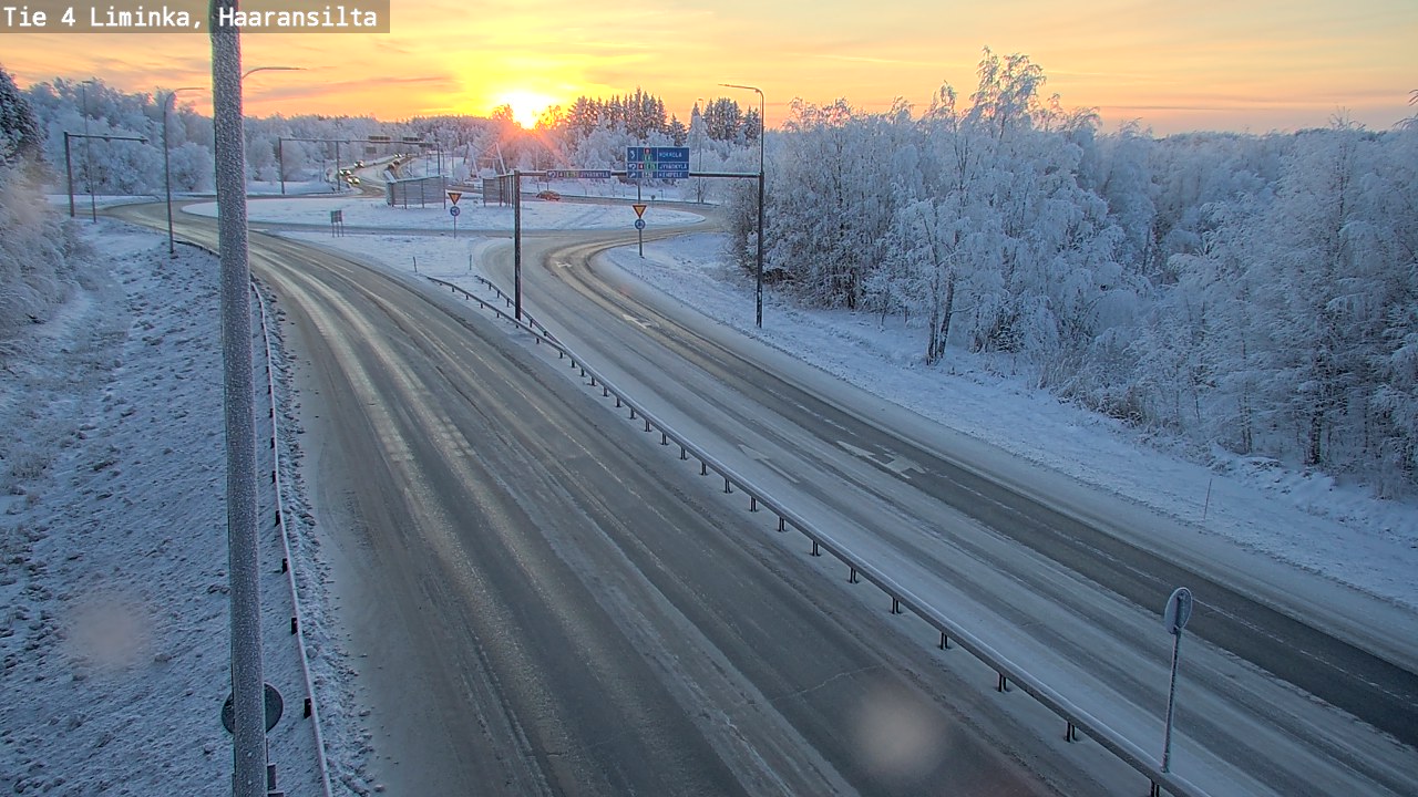 Weather Camera Image Road 4 Liminka, Haaransilta, Liminka, Pohjois-Pohjanmaa