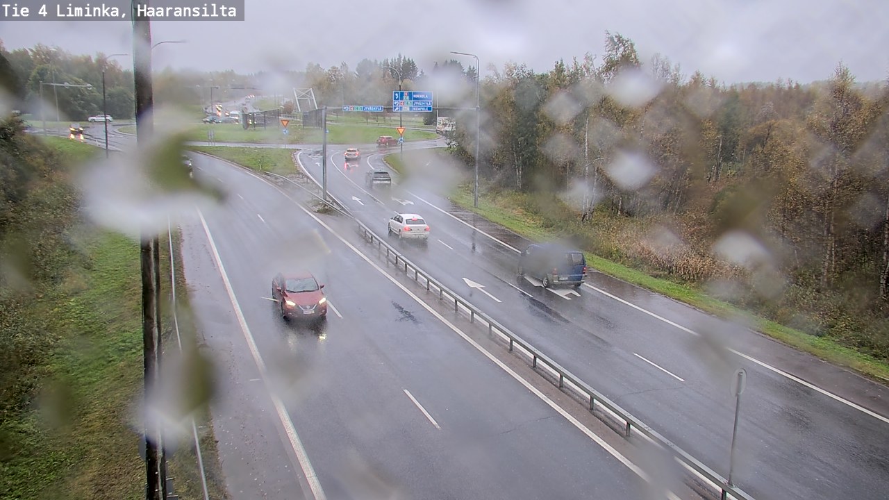 Weather Camera Image Road 4 Liminka, Haaransilta, Liminka, Pohjois-Pohjanmaa