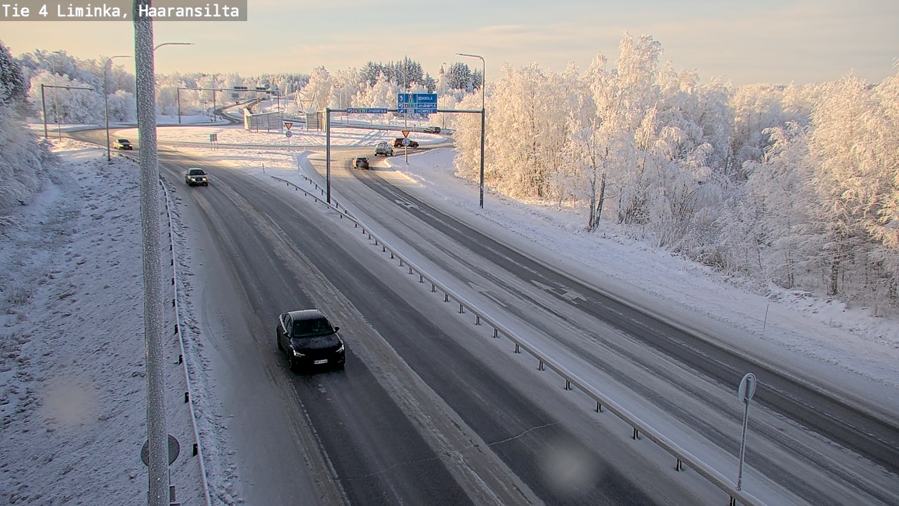 Weather Camera Image Road 4 Liminka, Haaransilta, Liminka, Pohjois-Pohjanmaa