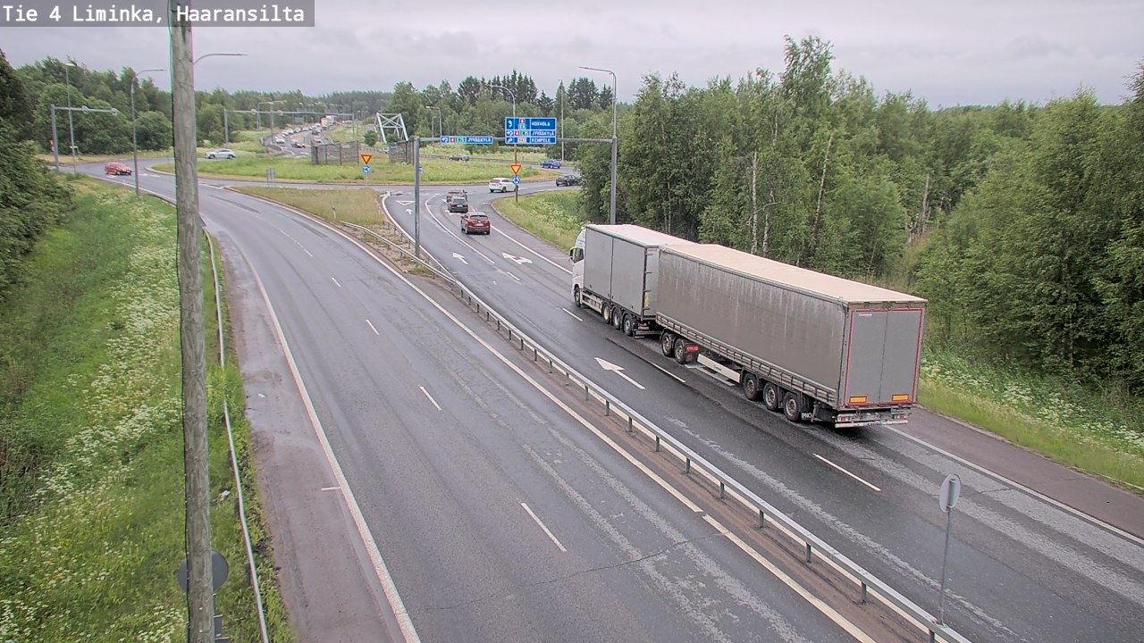 Kelikamerat Kuva Tie 4 Liminka, Haaransilta, Liminka, Pohjois-Pohjanmaa