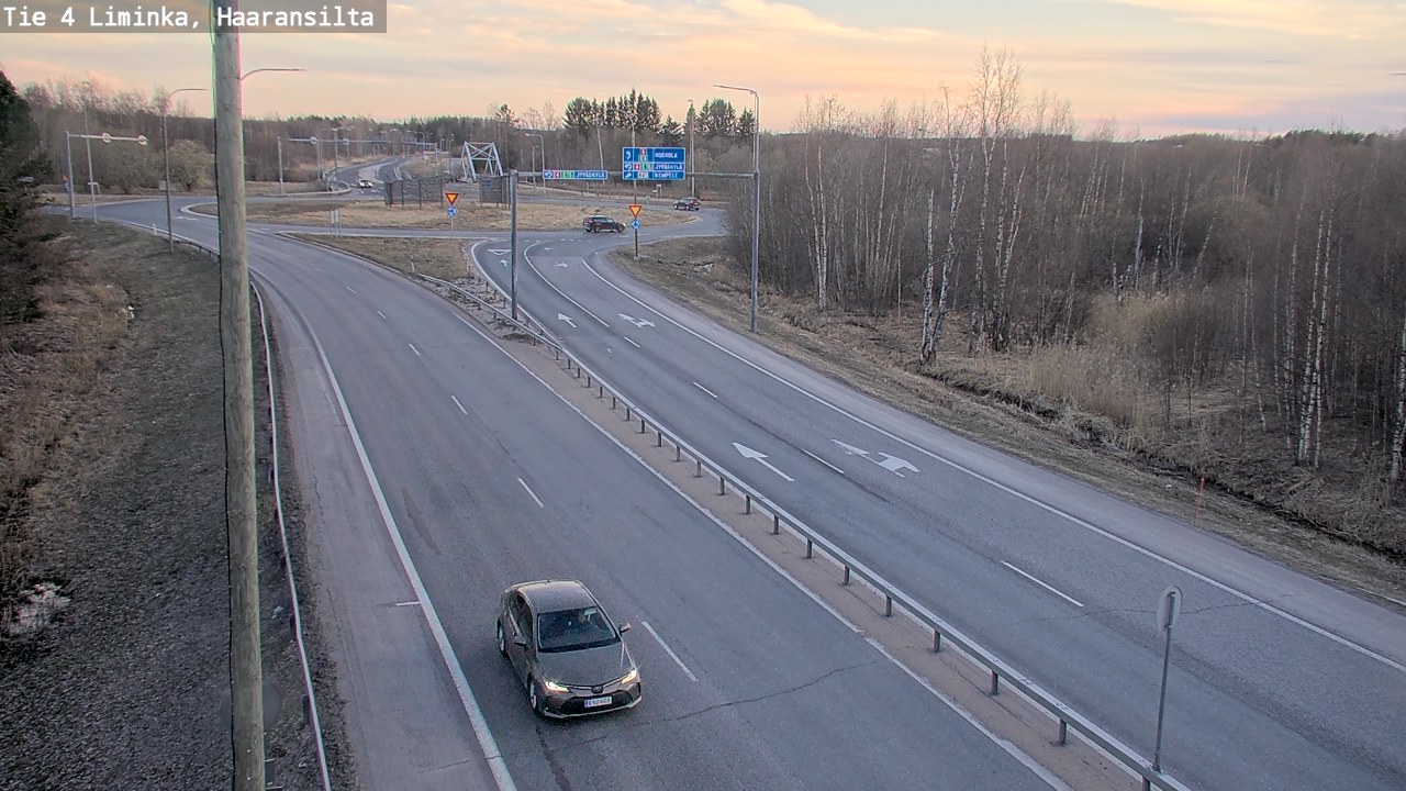 Kelikamerat Kuva Tie 4 Liminka, Haaransilta, Liminka, Pohjois-Pohjanmaa