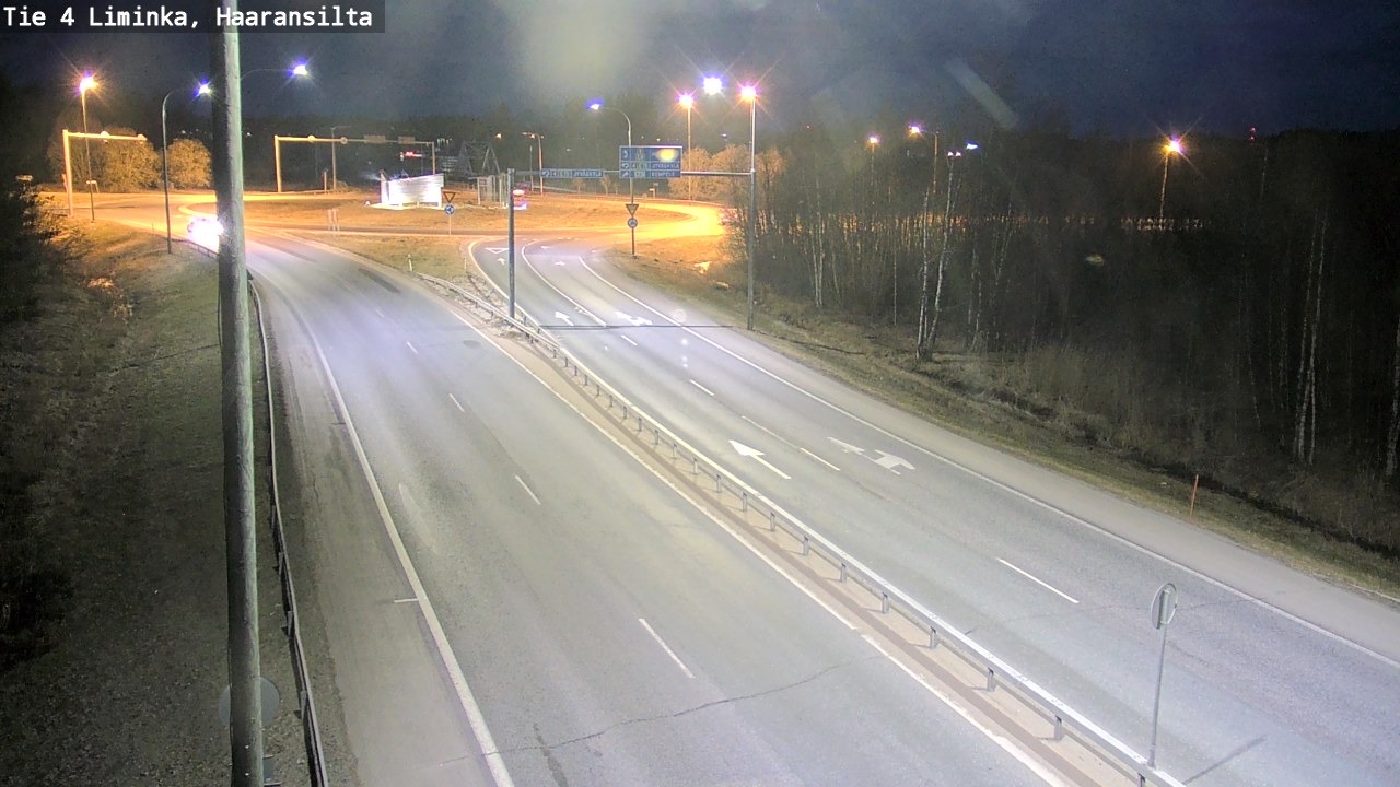 Weather Camera Image Road 4 Liminka, Haaransilta, Liminka, Pohjois-Pohjanmaa