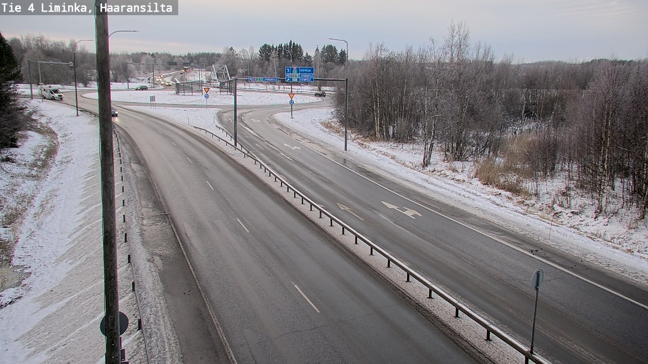 Weather Camera Image Road 4 Liminka, Haaransilta, Liminka, Pohjois-Pohjanmaa