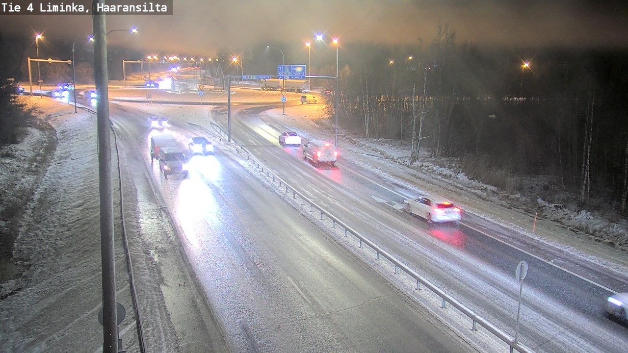 Weather Camera Image Road 4 Liminka, Haaransilta, Liminka, Pohjois-Pohjanmaa