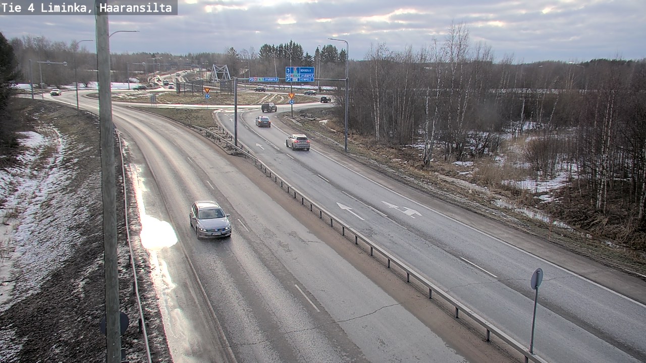 Kelikamerat Kuva Tie 4 Liminka, Haaransilta, Liminka, Pohjois-Pohjanmaa