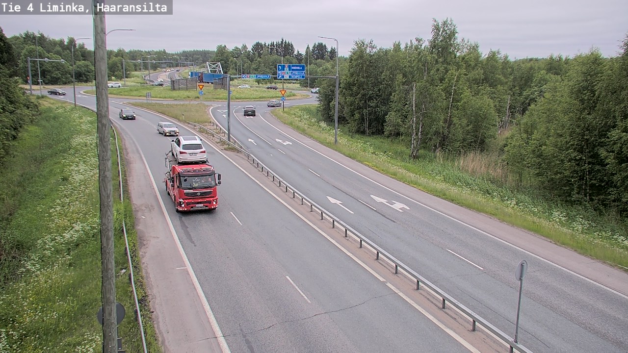 Kelikamerat Kuva Tie 4 Liminka, Haaransilta, Liminka, Pohjois-Pohjanmaa