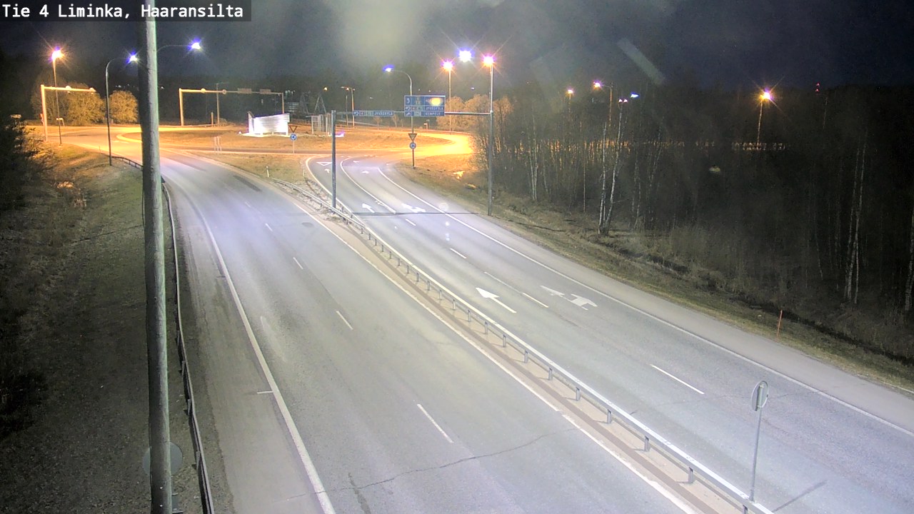Weather Camera Image Road 4 Liminka, Haaransilta, Liminka, Pohjois-Pohjanmaa