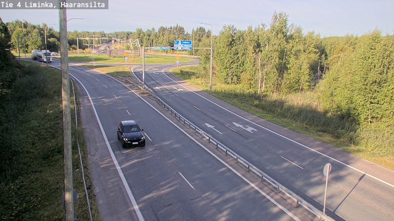 Weather Camera Image Road 4 Liminka, Haaransilta, Liminka, Pohjois-Pohjanmaa