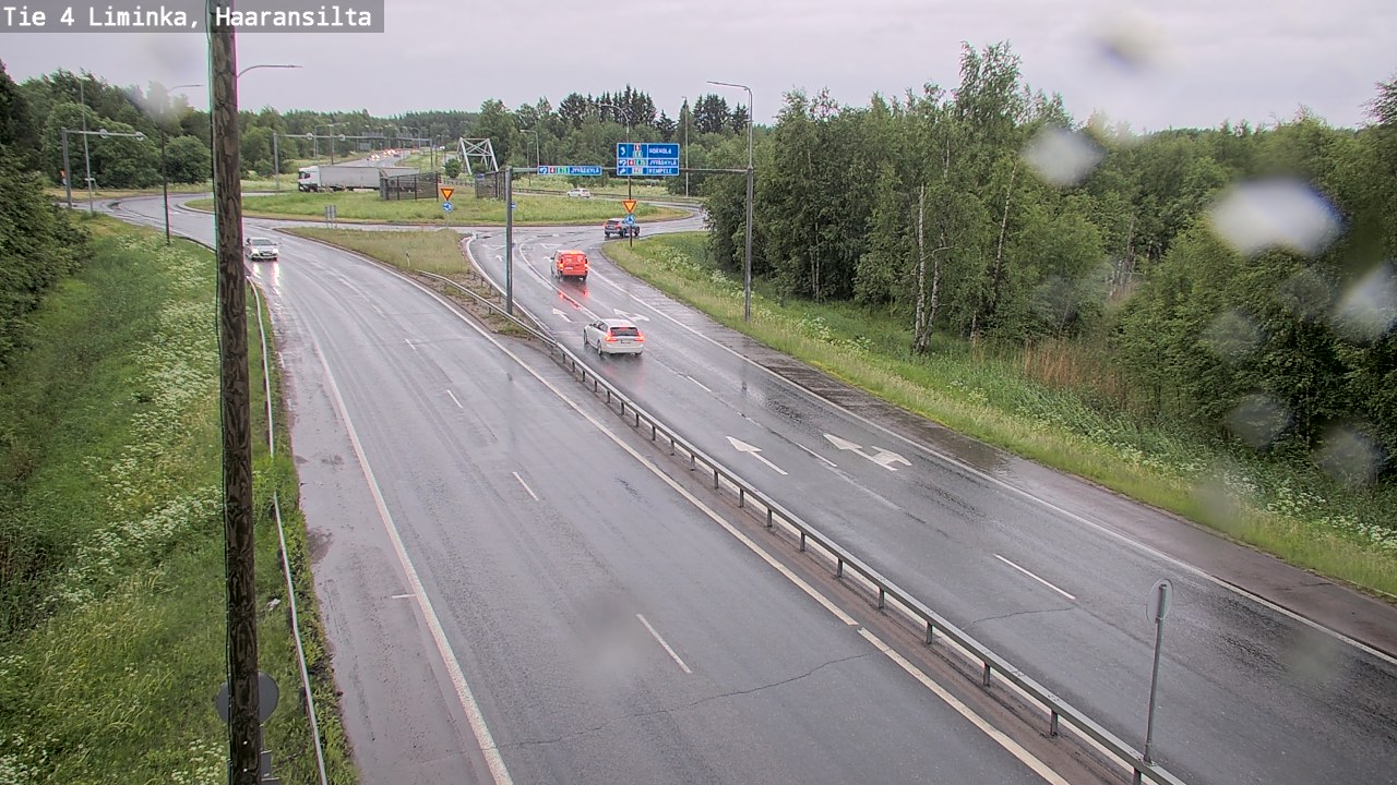 Weather Camera Image Road 4 Liminka, Haaransilta, Liminka, Pohjois-Pohjanmaa