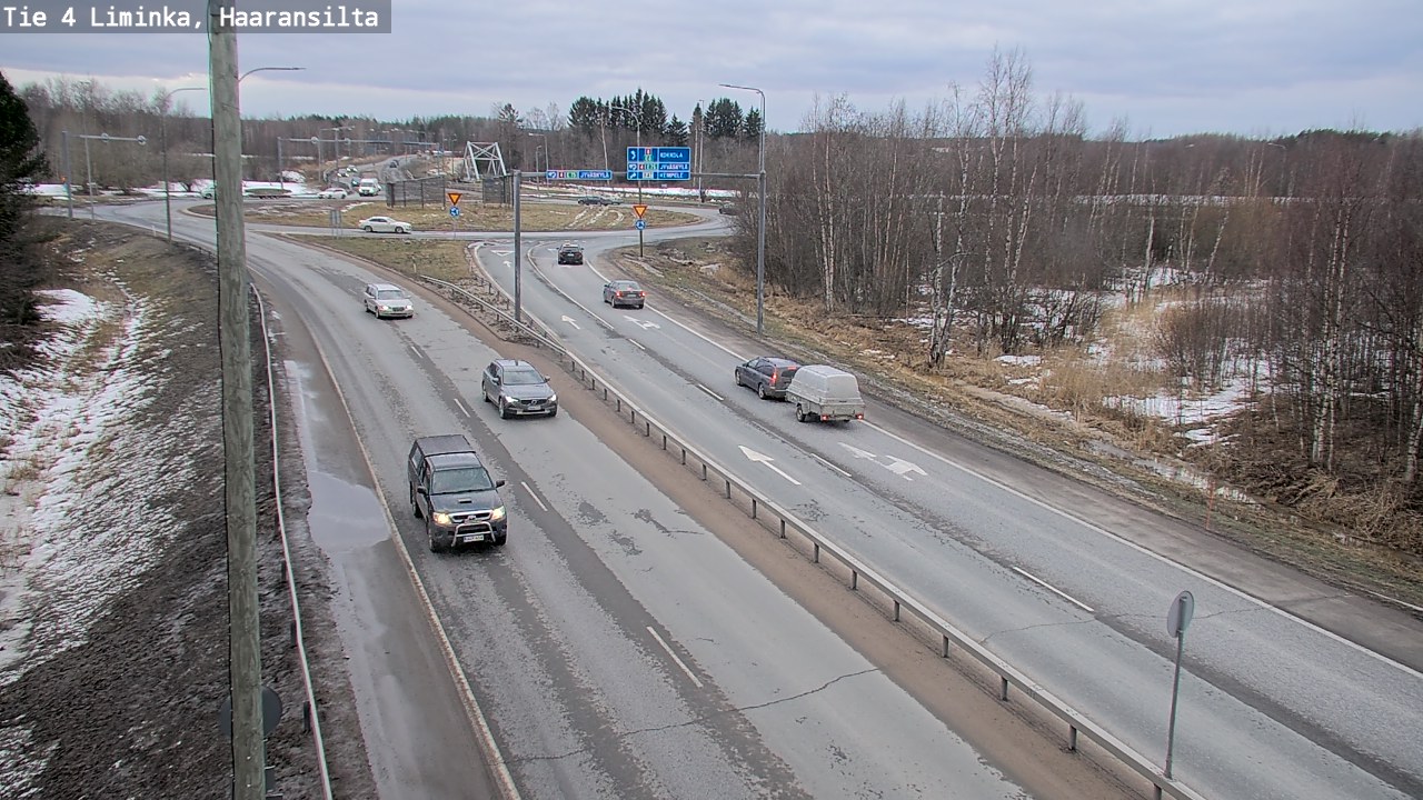 Kelikamerat Kuva Tie 4 Liminka, Haaransilta, Liminka, Pohjois-Pohjanmaa