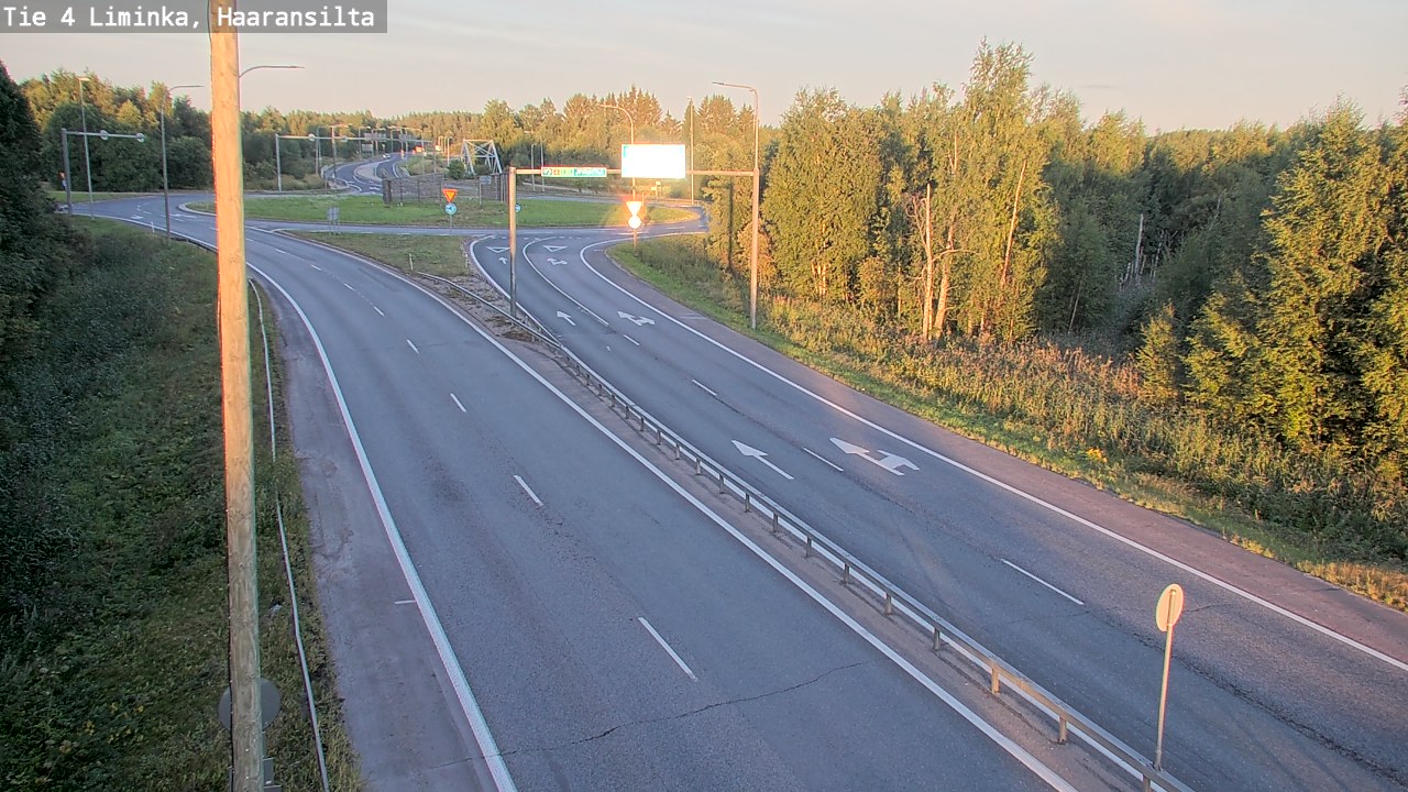 Weather Camera Image Road 4 Liminka, Haaransilta, Liminka, Pohjois-Pohjanmaa