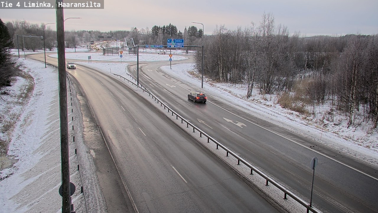 Weather Camera Image Road 4 Liminka, Haaransilta, Liminka, Pohjois-Pohjanmaa