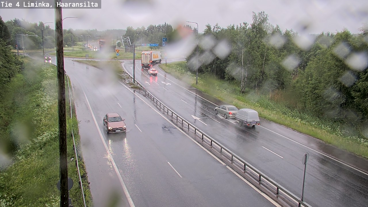 Kelikamerat Kuva Tie 4 Liminka, Haaransilta, Liminka, Pohjois-Pohjanmaa