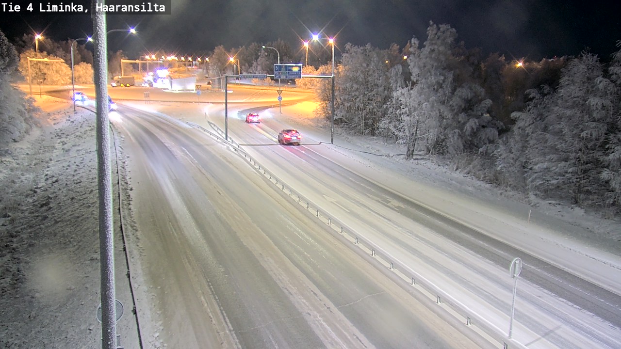 Weather Camera Image Road 4 Liminka, Haaransilta, Liminka, Pohjois-Pohjanmaa