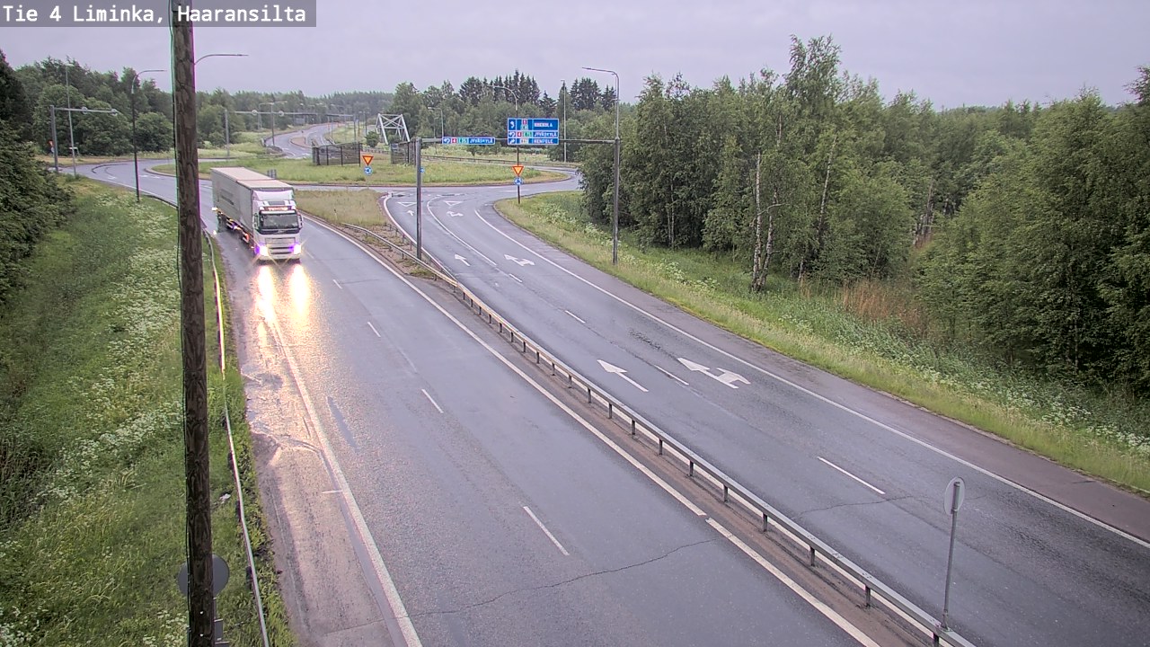 Kelikamerat Kuva Tie 4 Liminka, Haaransilta, Liminka, Pohjois-Pohjanmaa