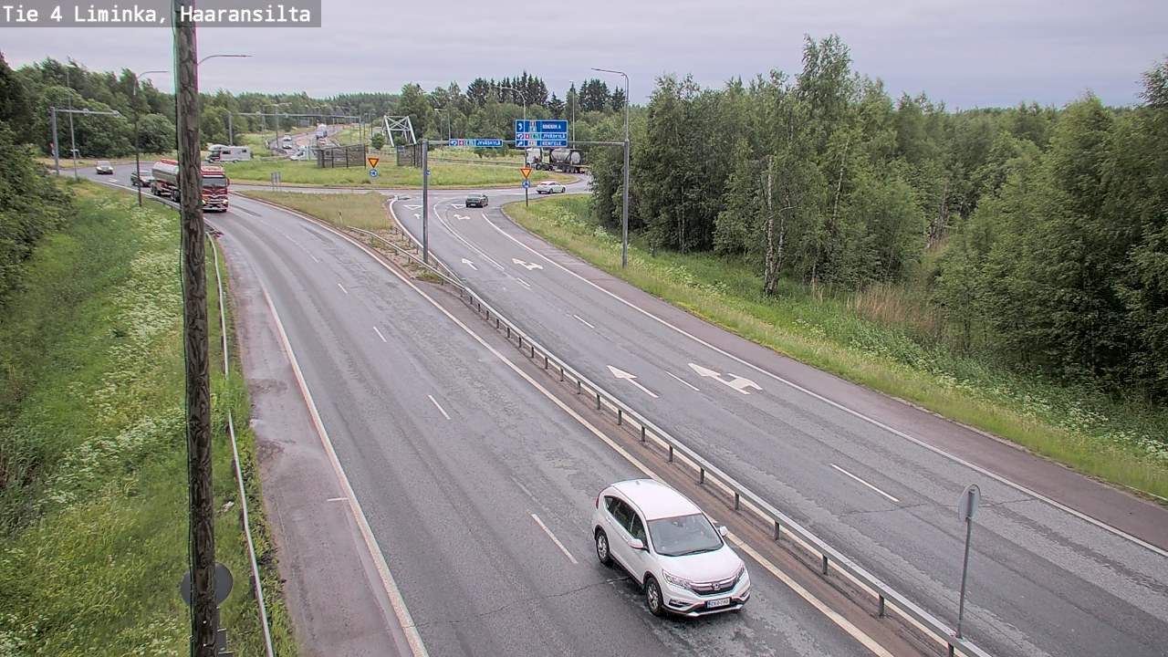 Weather Camera Image Väg 4 Limingo, Haaransilta, Liminka, Pohjois-Pohjanmaa
