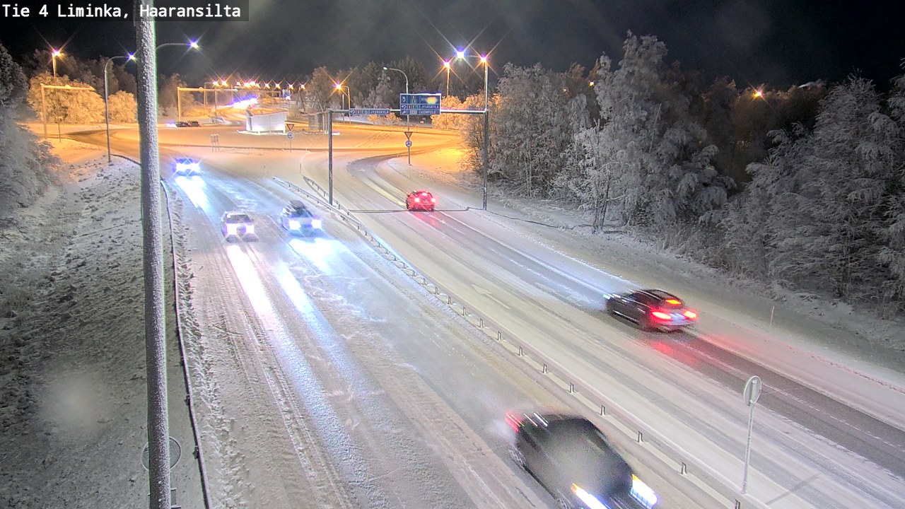 Weather Camera Image Road 4 Liminka, Haaransilta, Liminka, Pohjois-Pohjanmaa