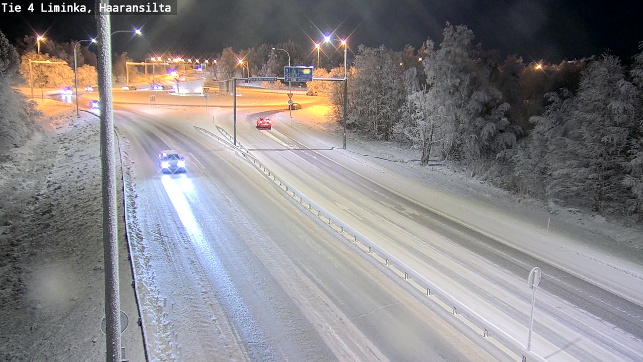 Weather Camera Image Road 4 Liminka, Haaransilta, Liminka, Pohjois-Pohjanmaa