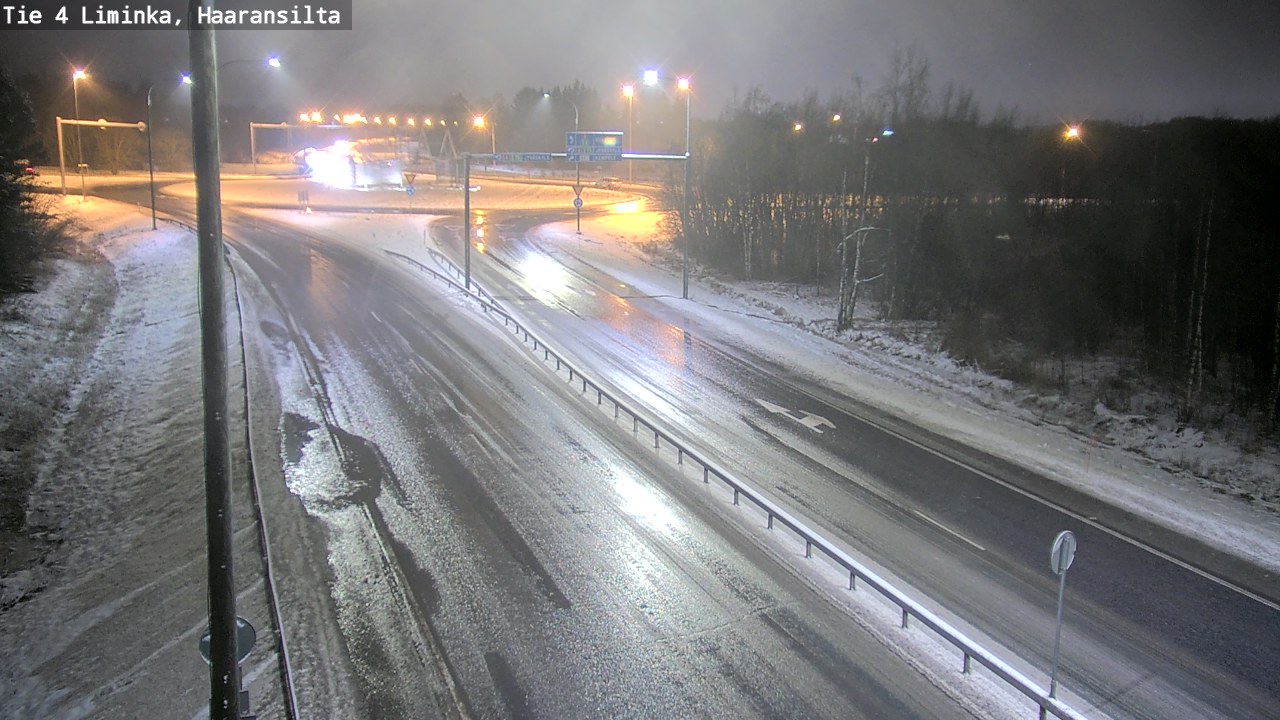 Weather Camera Image Road 4 Liminka, Haaransilta, Liminka, Pohjois-Pohjanmaa