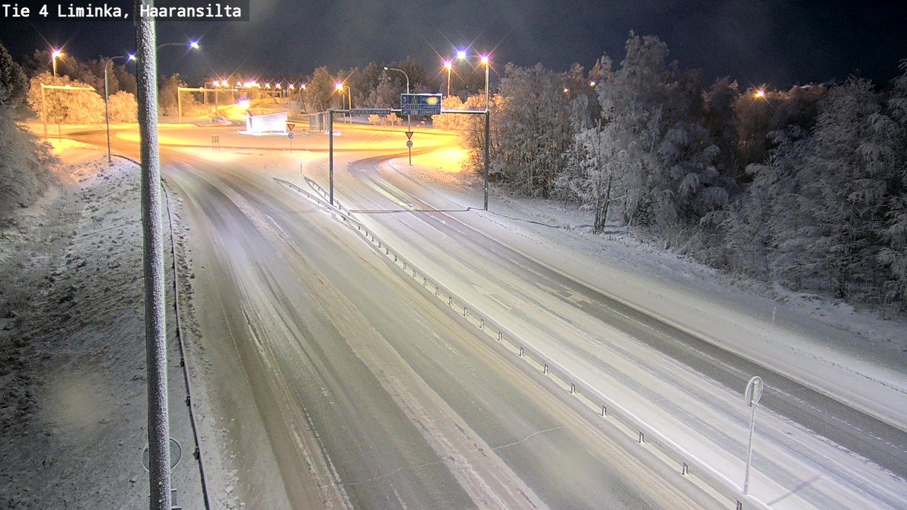 Weather Camera Image Road 4 Liminka, Haaransilta, Liminka, Pohjois-Pohjanmaa