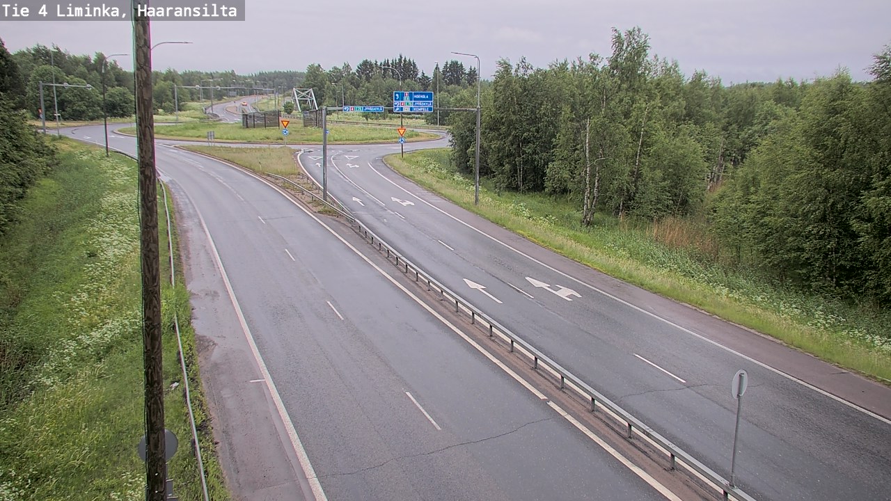 Kelikamerat Kuva Tie 4 Liminka, Haaransilta, Liminka, Pohjois-Pohjanmaa