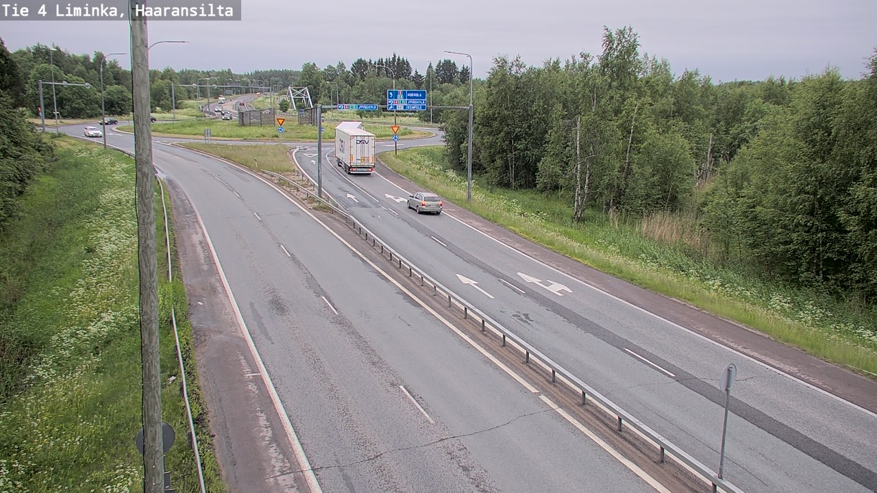 Kelikamerat Kuva Tie 4 Liminka, Haaransilta, Liminka, Pohjois-Pohjanmaa