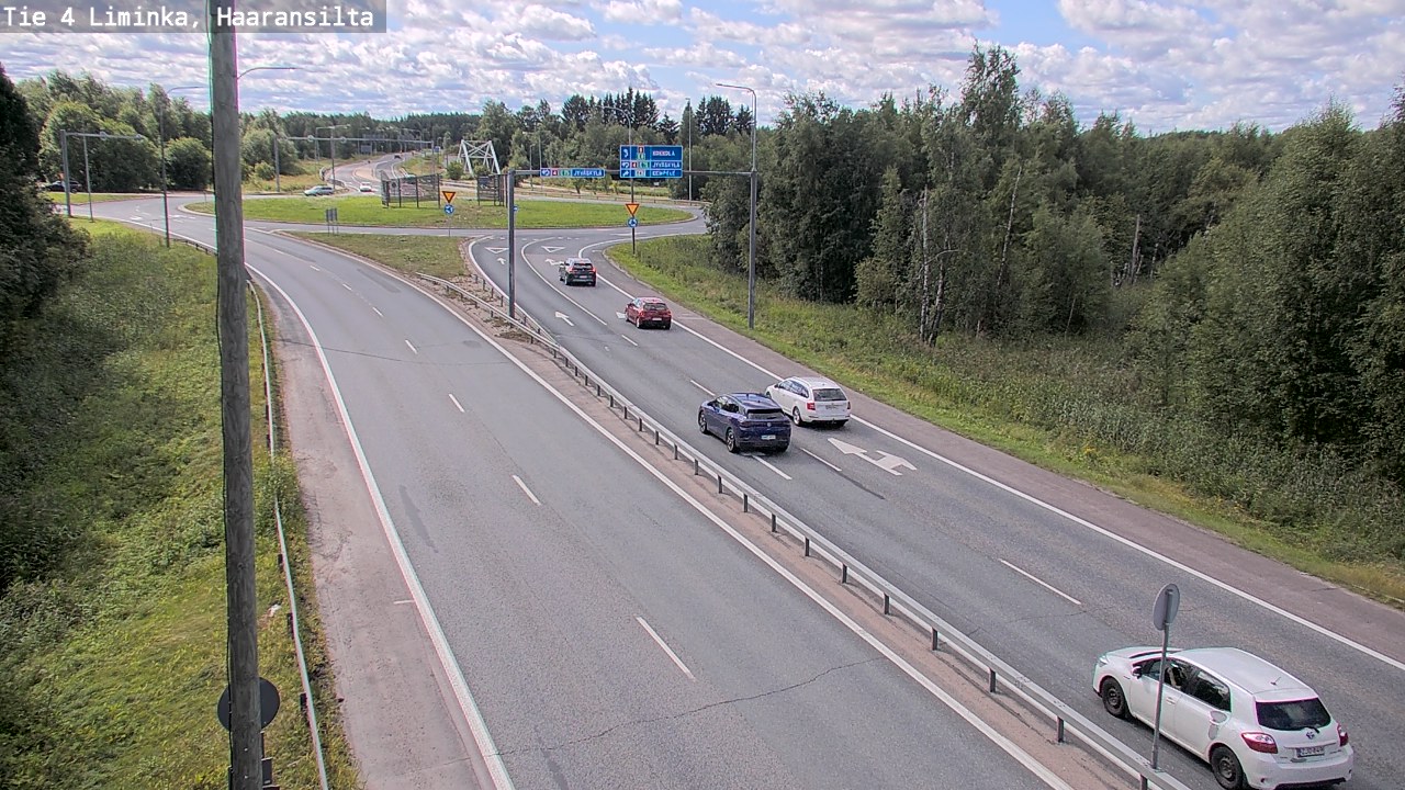 Kelikamerat Kuva Tie 4 Liminka, Haaransilta, Liminka, Pohjois-Pohjanmaa