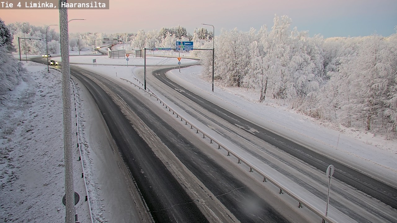 Weather Camera Image Road 4 Liminka, Haaransilta, Liminka, Pohjois-Pohjanmaa