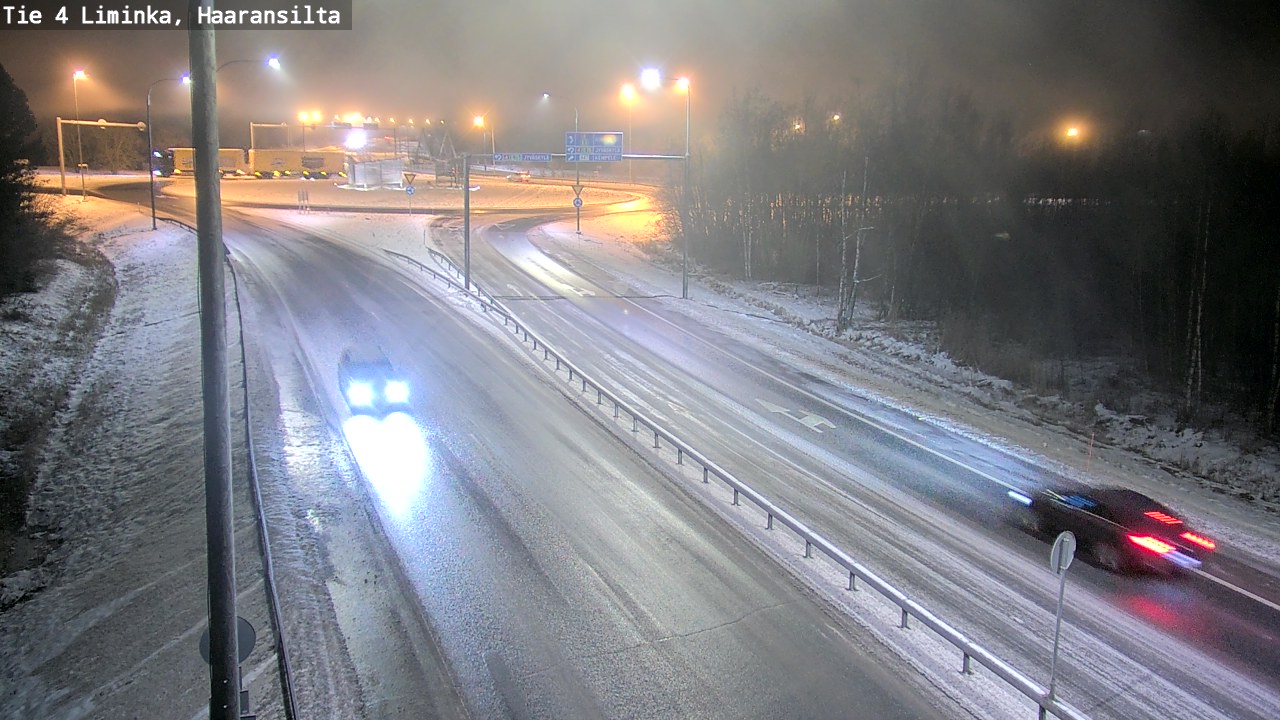 Weather Camera Image Road 4 Liminka, Haaransilta, Liminka, Pohjois-Pohjanmaa
