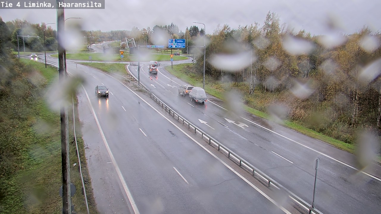 Weather Camera Image Road 4 Liminka, Haaransilta, Liminka, Pohjois-Pohjanmaa