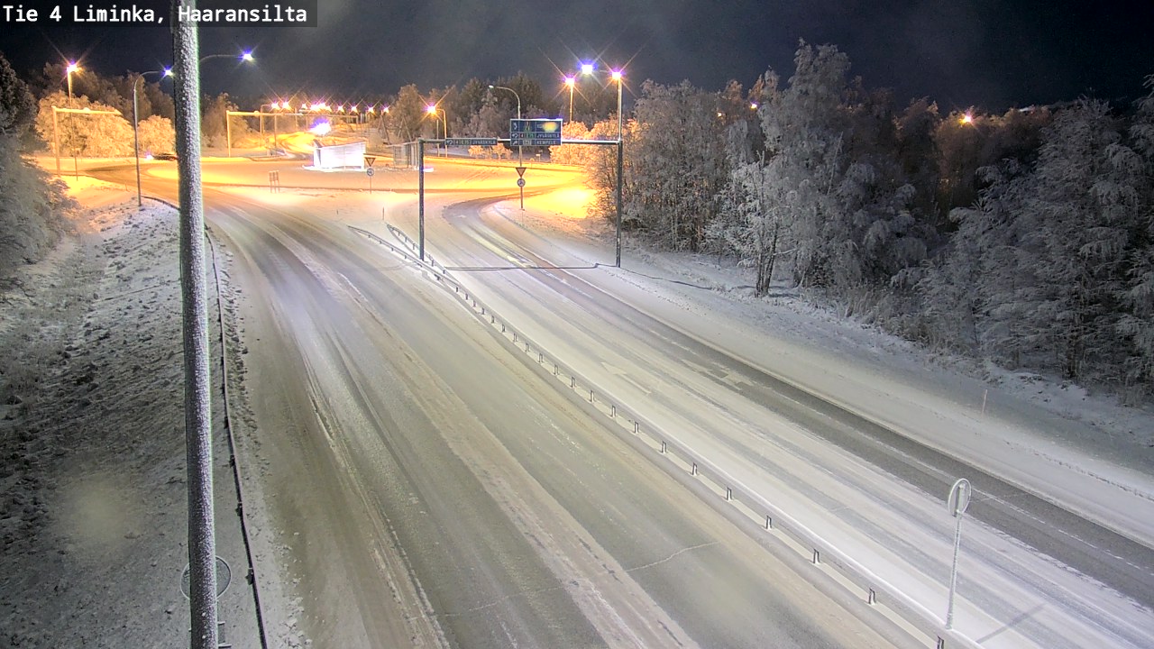 Weather Camera Image Road 4 Liminka, Haaransilta, Liminka, Pohjois-Pohjanmaa