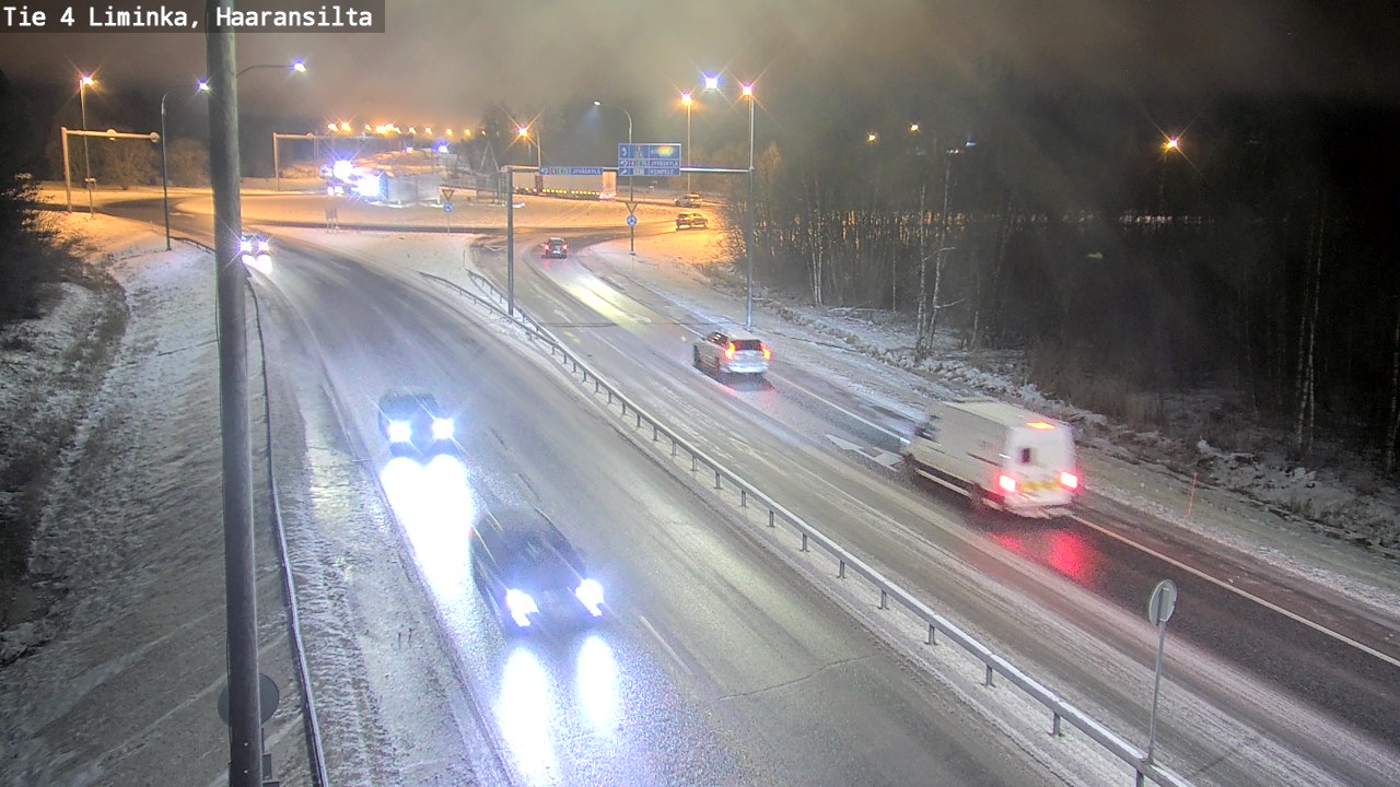 Weather Camera Image Road 4 Liminka, Haaransilta, Liminka, Pohjois-Pohjanmaa
