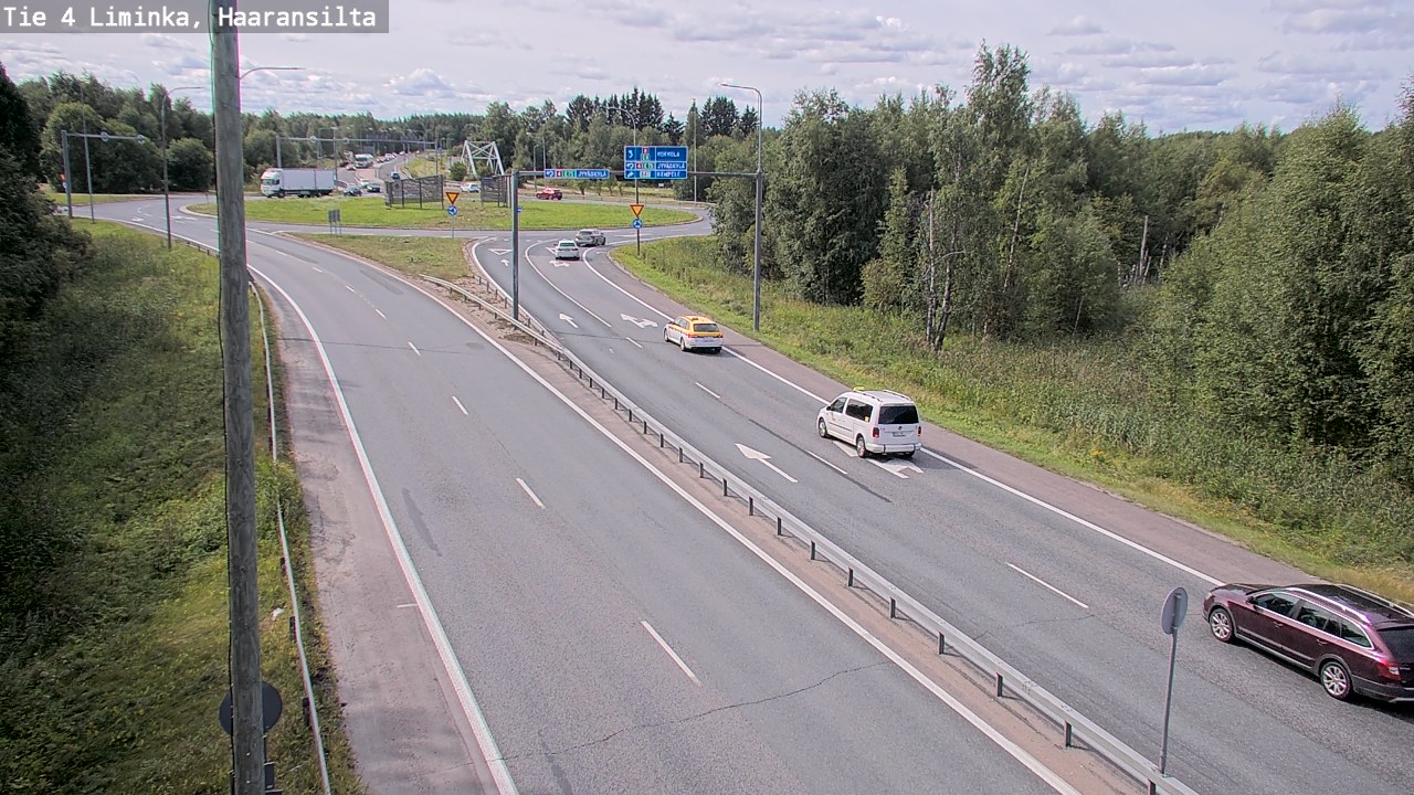 Weather Camera Image Road 4 Liminka, Haaransilta, Liminka, Pohjois-Pohjanmaa