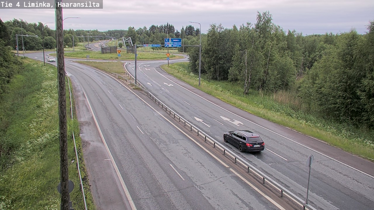 Weather Camera Image Väg 4 Limingo, Haaransilta, Liminka, Pohjois-Pohjanmaa