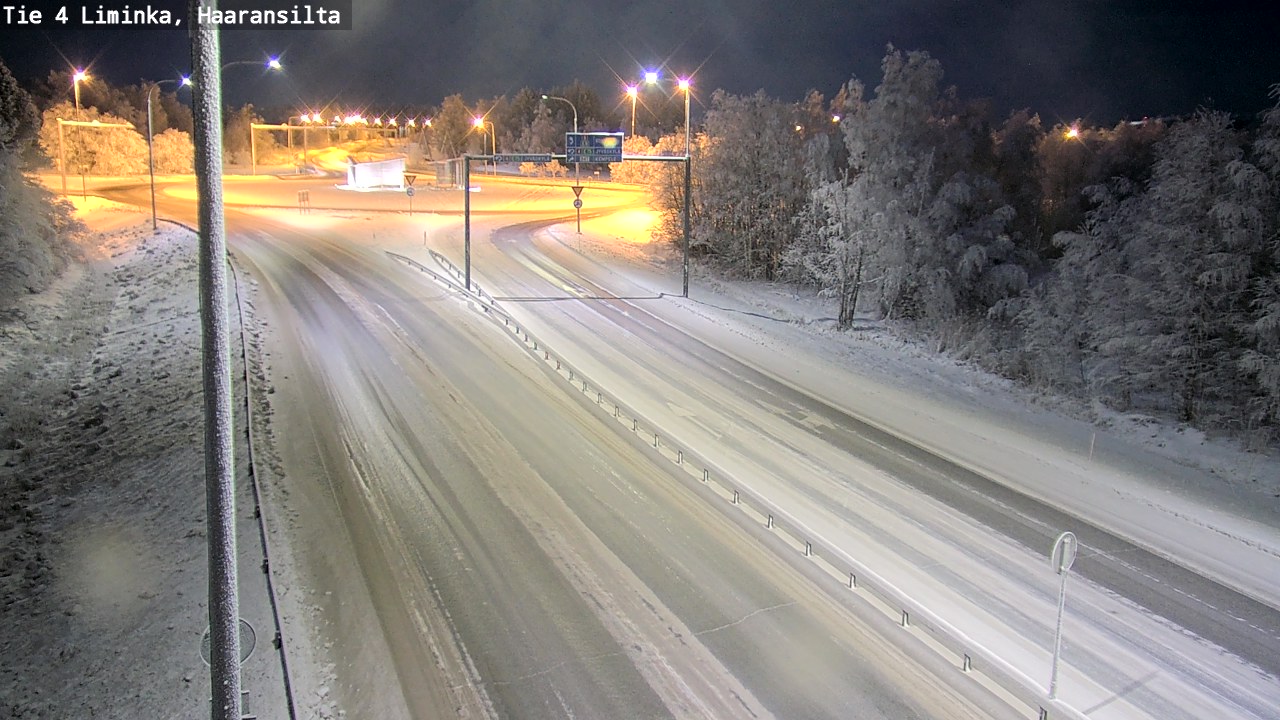 Weather Camera Image Road 4 Liminka, Haaransilta, Liminka, Pohjois-Pohjanmaa