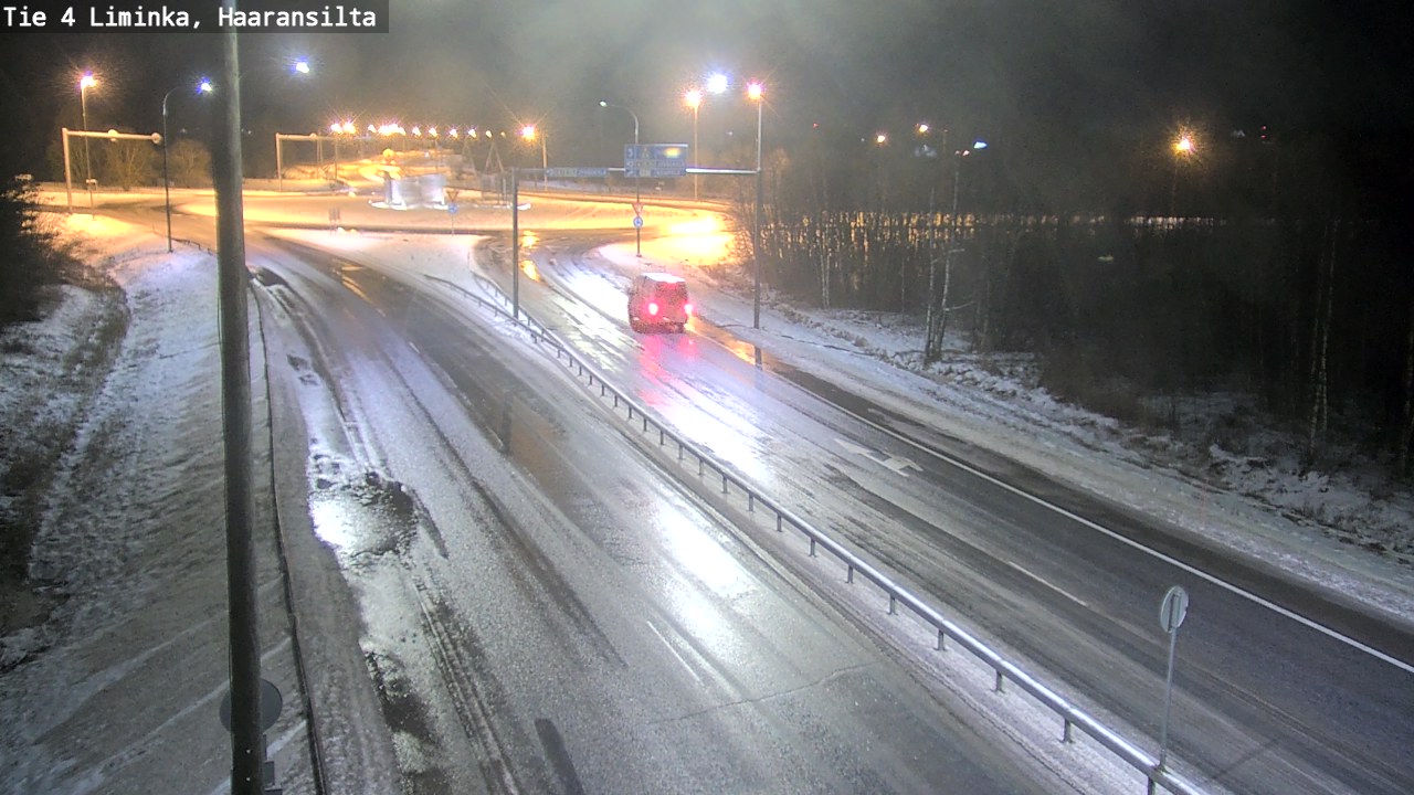 Weather Camera Image Road 4 Liminka, Haaransilta, Liminka, Pohjois-Pohjanmaa
