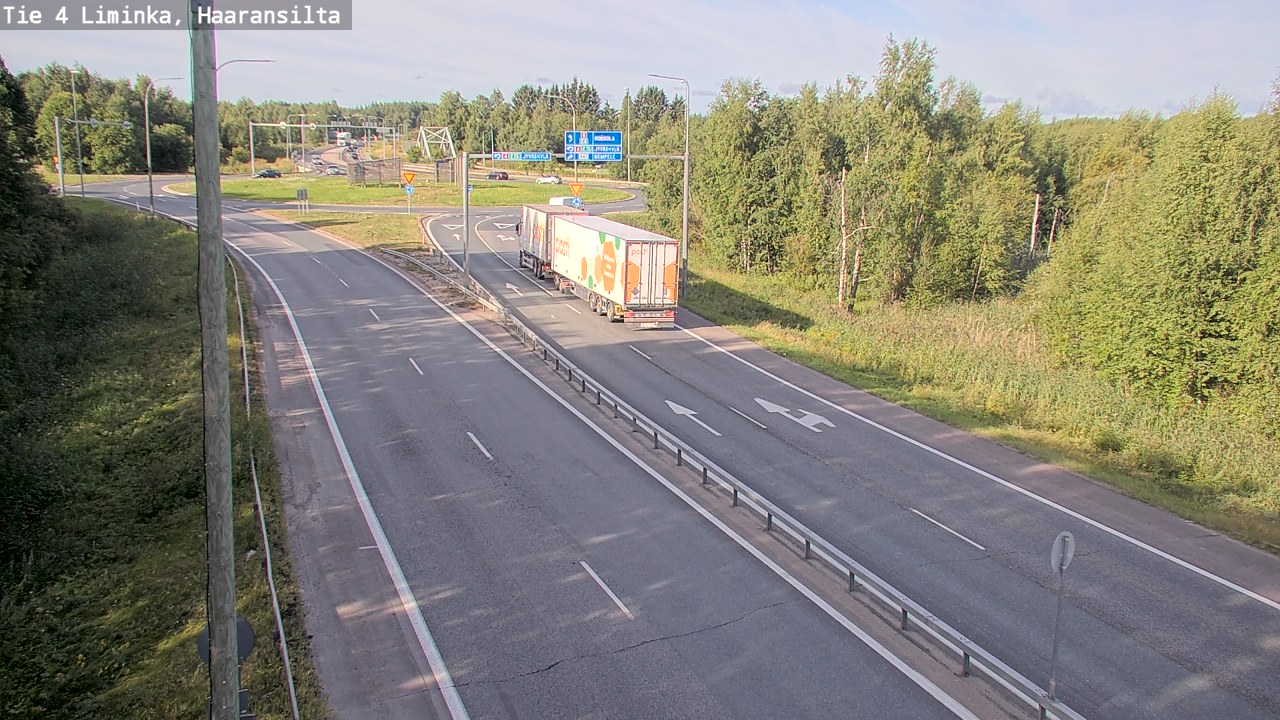 Weather Camera Image Road 4 Liminka, Haaransilta, Liminka, Pohjois-Pohjanmaa