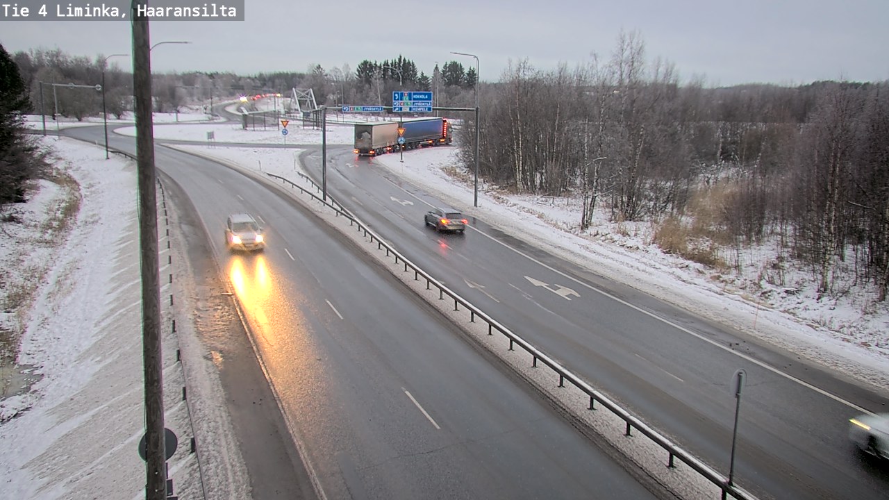 Weather Camera Image Road 4 Liminka, Haaransilta, Liminka, Pohjois-Pohjanmaa